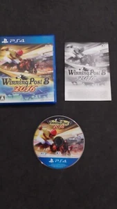 WINNING POST 8 2016 SONY PLAYSTATION 4 PS4 JAP GIAPPONESE USATO - Imagen 1 de 3