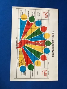 VINTAGE NBC VOLLFARBIGE NETZWERK-POSTKARTE - Bild 1 von 2
