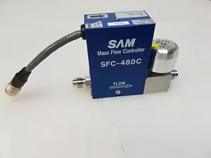 SAM MASSENDURCHFLUSSREGLER SFC-480C, HE 50CCM MO-4V4C2 - Bild 1 von 6