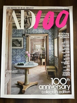 Architectural Digest 100th Anniversary Collector's Edition January 2020 Magazine - Image 1 of 2