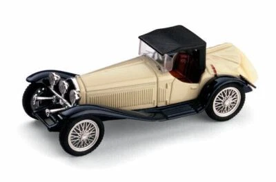 Coche de carretera 1/43 Brumm R138 Alfa Romeo 2300 HP142 1932 en crema - Serie Oro Nuevo Foto 1 de 4