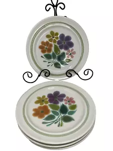 Set di 4 Piatti da Cena FRANCESCANI VINTAGE ANNI '70 10-1/4" MCM - Foto 1 di 8