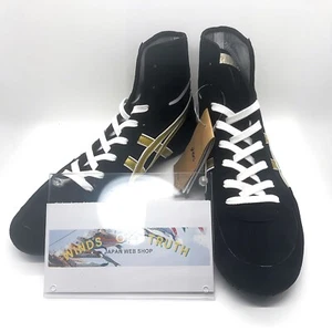 Zapatos de Lucha Asics 1083A001 EX-EO Pedido Especial Negro X Dorado Borde Blanco Nuevos - Imagen 1 de 14