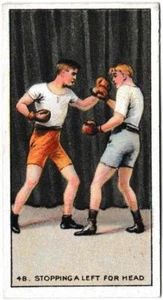 Carreras - 'The Science of Boxing Series (Black Cat)' (1914) - Stopping a Lef... - Picture 1 of 2
