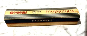 Vintage 1970 Nippon Gakki Co. LTD Yamaha Virtuoso No. 24 Key C Harmonica - Picture 1 of 7