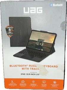 UAG Bluetooth Rugged Keyboard Case with Trackpad For iPad 10.9” 10 Generation - Picture 1 of 8
