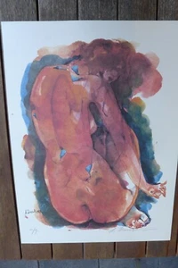 ¡PIEZA DE COLECCIONISTA! ORIGINAL A.Danov litografía en color 1983 firmada a mano limitada N27 - Imagen 1 de 8