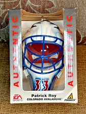 EA SPORTS/PINNACLE PATRICK ROY MINI GOALIE MASK NEW IN BOX! HOF! AVALANCHE