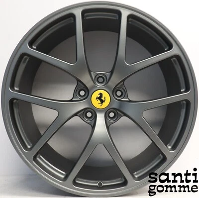 4 CERCHI IN LEGA FERRARI 599 GTO 20 " ORIGINALI 270392 270393 NUOVI ANTRACITE - Immagine 1 di 4