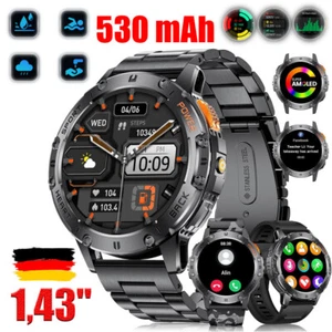 Huawei Android Smartwatch Herren Taktisch Militär Bluetooth Anruf Blutdruck Neu - Zdjęcie 1 z 16