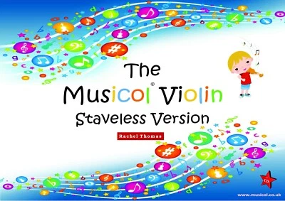 The Musicol Violin - Staveless version - a beginner tutor book for violin. - Image 1 of 4