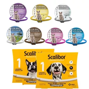 Anti-Insekten-Floh- und Zeckenhalsband 8-Monate Schutz für Haustier Hunds Katzen - Bild 1 von 28