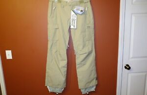 WOMENS SPECIAL BLEND 10K WATERPROOF SNOWBOARD PANTS AND REMOVABLE LINER TAN $220