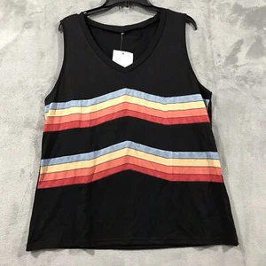 ETCYY New Sleeveless V Neck Tank Tops for Women Summer Cute Printed Loose Fit - Picture 1 of 8