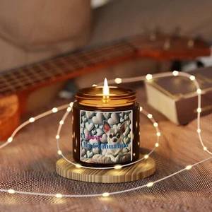 Vela Chihuahua, Vela de soja perfumada, Decoración para amantes de los perros, Regalo para dueños de mascotas, Hogar - Imagen 1 de 11
