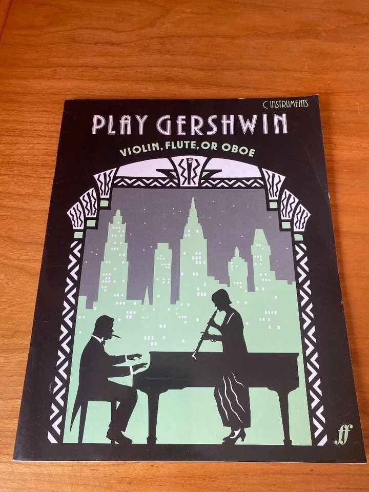 SHEET MUSIC FOR  VIOLIN, FLUTE OR OBOE GERSHWIN 10 PIECES + PIANO ACCOMPANIMENT - Image 1 of 4