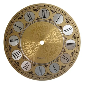 Upgrade Your Clock 180mm Roman Numeral Vintage Aluminium Metal Wall Dial Face - Picture 1 of 12