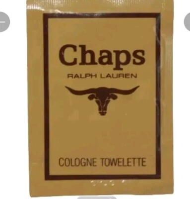 Vintage CHAPS Colônia Amostra de Viagem Toalha Warner Cosmair Ralph Lauren  - Imagem 1 de 4