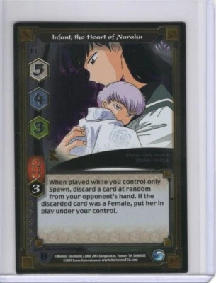 Inuyasha TCG: Keshin - Infant, the Heart of Naraku #P1 Foil Promo NM-MT - Image 1 of 2