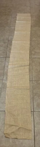 17 Rustic Burlap Table Runner -  Wedding, Party, Celebration - 12” by 107” -LOOK - Picture 1 of 2