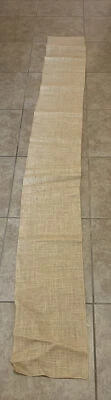 17 Rustic Burlap Table Runner -  Wedding, Party, Celebration - 12” by 107” -LOOK - Image 1 of 2