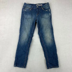 DKNY Jeans Straight Leg Women's 6 Blue Mid Rise Medium Wash 5-Pocket 100% Cotton - Picture 1 of 10
