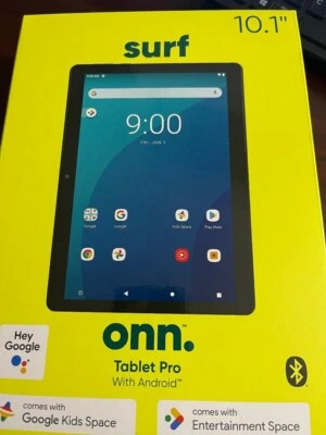 onn. Surf Tablet Pro 10.1" Touchscreen 3GB RAM 2.0GHz Octa-core 32gb Android 10 - Image 1 of 2