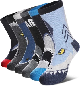 Kids Merino Wool Hiking Socks for Boys Girls Toddlers Thermal Winter Warm Thick - Picture 1 of 12