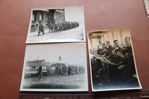tres fotos antiguas soldados marchando - Szöttin 1941 - Musikkapelle - Imagen 1 de 8