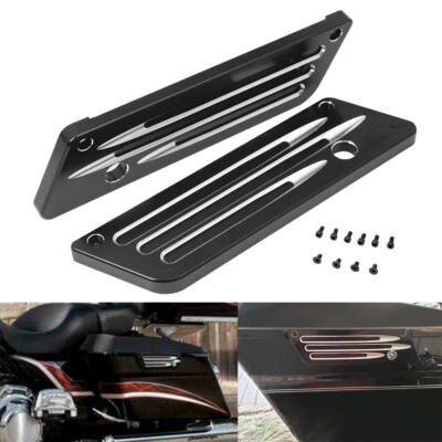 Hard Bag Billet Saddlebag Latch Cover for Harley Touring Electra Glide 1993-2013 - Image 1 of 4