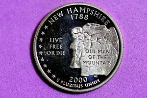 ESTATE FIND 2000 S Clad Proof New Hampshire State Quarter #M9430 - Picture 1 of 2