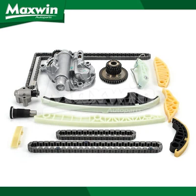 Kit de cadena de distribución bomba de aceite compatible con Audi A4 A5 A6 Q5 2012 2,0 L turboalimentado Foto 1 de 4