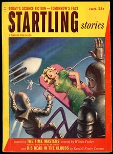 PHILIP K DICK, STARTLING STORIES January 1954 . Samuel Mines / STARTLING #26308 - Picture 1 of 1