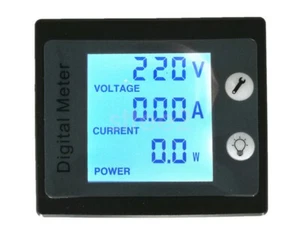 4in1 100A AC Digital Combo Monitor Voltage Current kWh Energy Power Meter V/A/PW - Picture 1 of 5