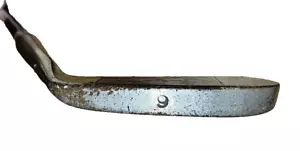 VINTAGE SEORACTY TWO DROP FORGED CHROMIUM 9 IRON STEEL SHAFT LEFT HANDED 35" - Picture 1 of 6