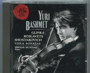 CD Yuri Bashmet Mikhail Muntian: Glinka Roslavets... (RCA) 1992 - Bild 1 von 1