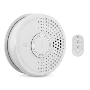 SHD BY ONECONCEPT Juego de 4 detectores de humo DIN EN 14604, 10 años de garantía, detector de incendios con batería de 9V