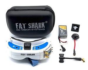 Fat Shark Dominator V3 con ricevitore Furious True-D - occhiali FPV con custodia *testato* - Foto 1 di 3