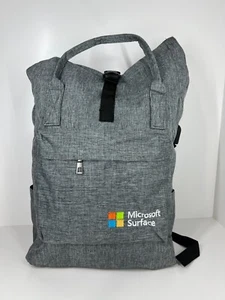 Microsoft Surface Laptop Bolsa Mochila Viaje Correa Ajustable Acolchada Gris - Imagen 1 de 16