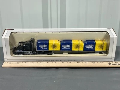 ATS Anderson 卡车 Peterbilt 387 带防水布拖车 1: 64 规格铸造 St Cloud,全新无标签 — 第 1/4 张图片