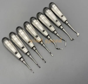 Elevadores dentales luxantes elevadores de raíces de luxación extracción de cirugía oral 8p/Kit - Imagen 1 de 12