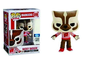 Funko Pop College Universidad de Wisconsin Bucky Badger - Imagen 1 de 1