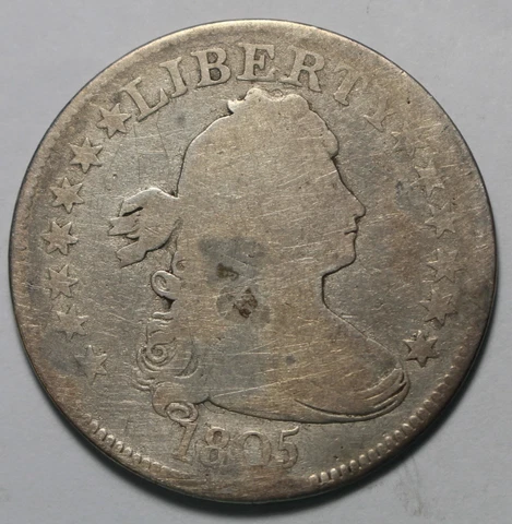1805 Bust Quarter DU625 Cover