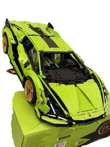 3696+PCS 1:8 Lamborghini Sián FKP 37 Model Building Blocks Set Racing Car Gift - Picture 1 of 13