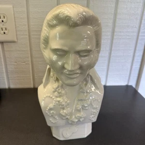Vintage 1977 Sunrise Mold Co Inc Elvis Presley 12" Keramik Büste Statue RAR - Bild 1 von 20