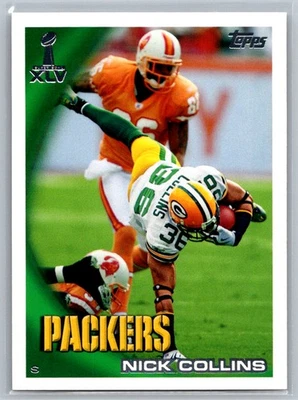 Nick Collins 2011 Topps Super Bowl XLV Green Bay Packers #SBXLV-15 - Image 1 of 2