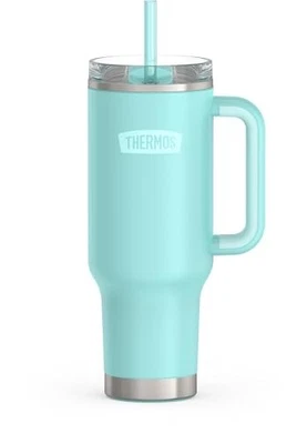 THERMOS Stainless Steel Cup Holder Mug - 40 Ounce, Sea Green - Insulated Tumbler - Image 1 of 4