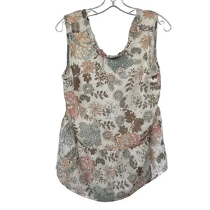 Loft Damen Tanktop mit Blumenmuster Mehrfarbig Größe M - Bild 1 von 9