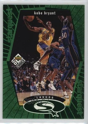 1998-99 Upper Deck UD Choice Starquest Green Kobe Bryant #SQ13 HOF - Image 1 of 2