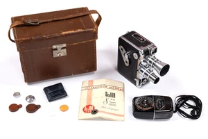 Vintage DeJUR-8 Terret Movie Camera Case 2 Lenses Light Meter Filters - Picture 1 of 13